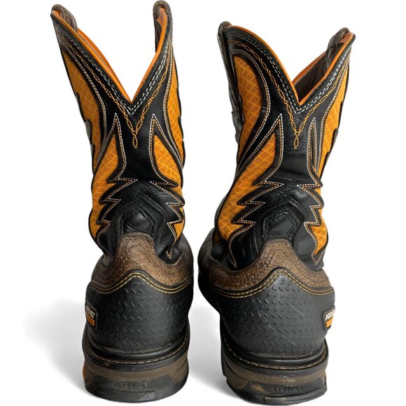 Ariat Intrepid Venttek Composite Toe Work Leather Western Boots Men's 9 EE - Picture 10 of 15